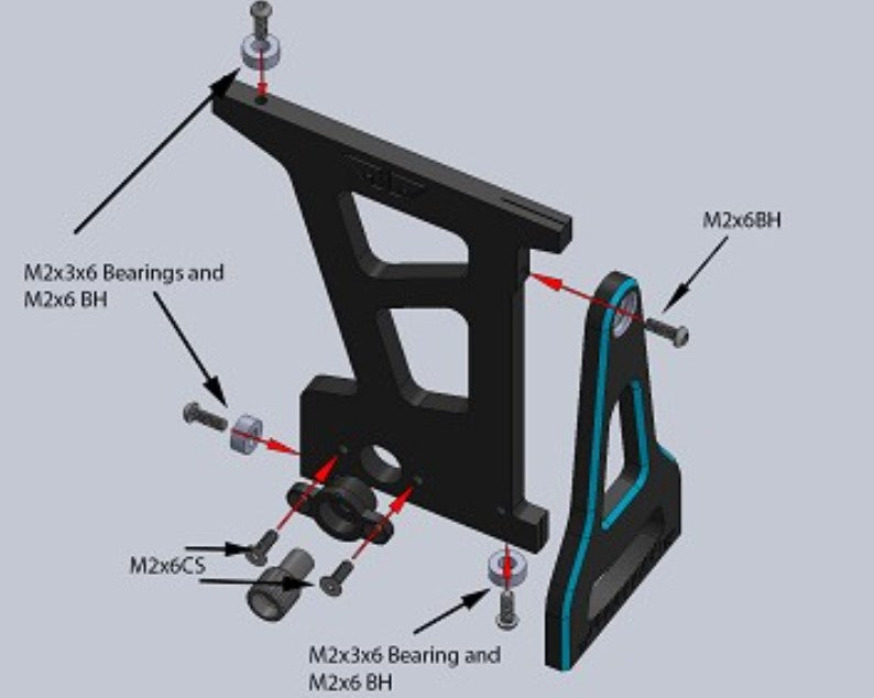 RX547 Reflex Racing 1/28 Set Up Station with Carrying Case