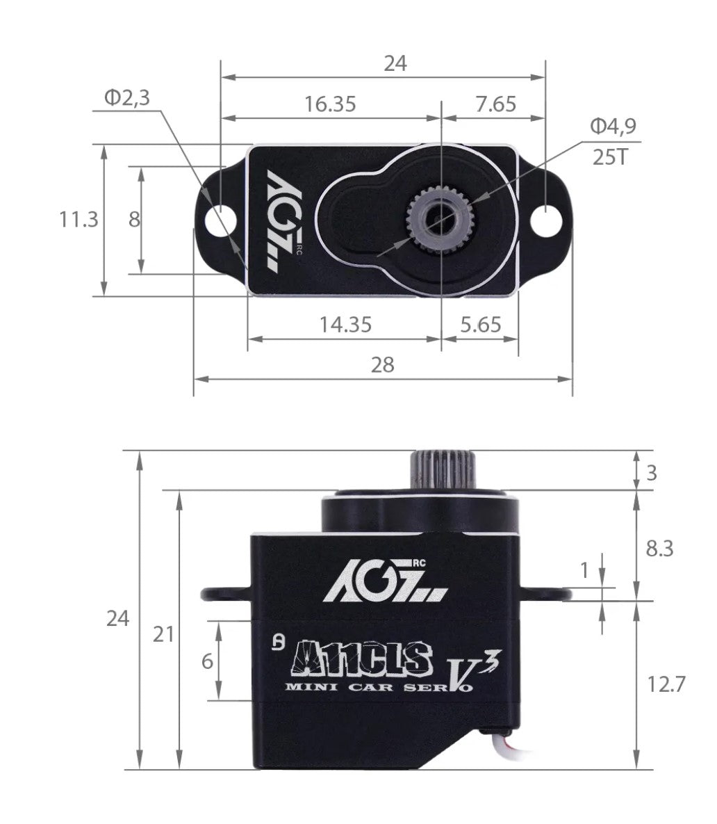 Servo A11CLS V3 Black/Puple – A11CLS V3